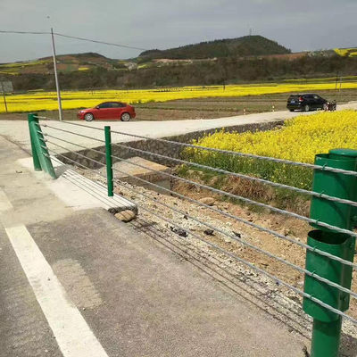 철사선 장벽 울타리 안전 도로 장벽 가유 가루 가루 가루