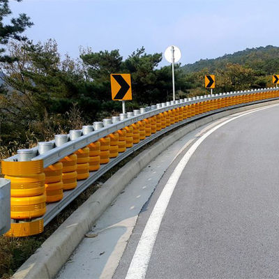 고속도로 경호철 교통 안전 롤러 장벽 ISO 인증서 Q235 Q345 EVAL