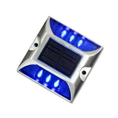도로 코너 표지 알루미늄 LED 30T 저항 LED 태양 반사 도로 스터드 고속도로