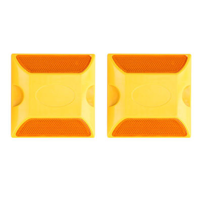 고강도 반사 테이프 도로 스터드 이중 면 ABS 고양이 눈 반사 100X100X20mm