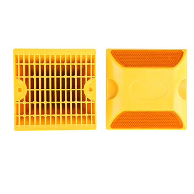 고강도 반사 테이프 도로 스터드 이중 면 ABS 고양이 눈 반사 100X100X20mm