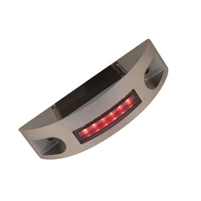 120*30mm 반둥근 태양광 LED 도로 스터드 교통 센터 도로 측면 경고