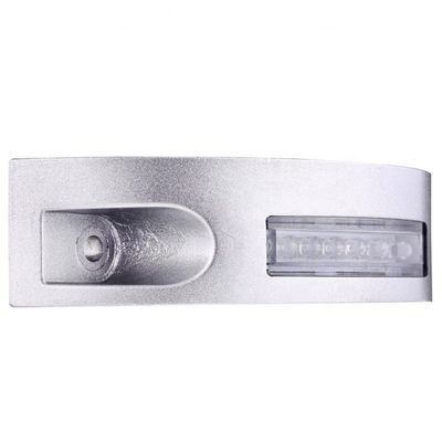 120*30mm 반둥근 태양광 LED 도로 스터드 교통 센터 도로 측면 경고