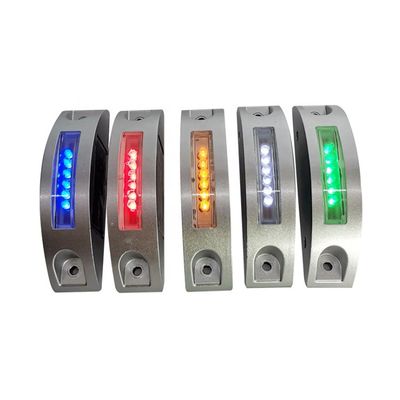 태양 전력 Cast Aluminum Road Stud 104*123*23mm 친환경 녹색 LED 라이트