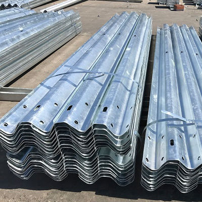 Q235B Q345B AASHTO M-180 표준과 함께 스틸 W 빔 고속도로 경비장 충돌 장벽