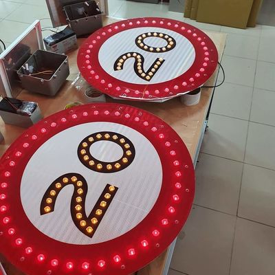 교통 안전 표지판 반사 엽서 고 가시성, 높이 50cm