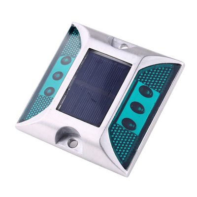 도로 안전 Cat Eye 알루미늄 도로 스터드 태양 전지 104*123*23mm 크기와 빨간색