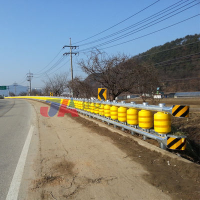 도로 안전 노란색 EVA 회전 장벽 표준과 함께 경부 방지 경호