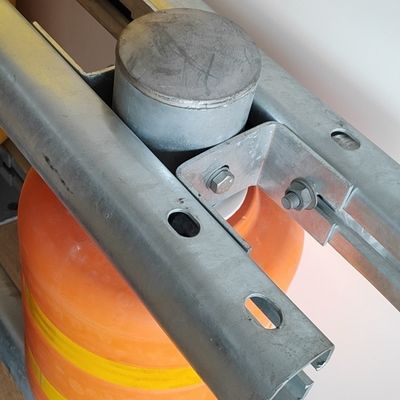 ISO9001 2008 인증 도로 안전 EVA 회전 배럴 회전 장벽
