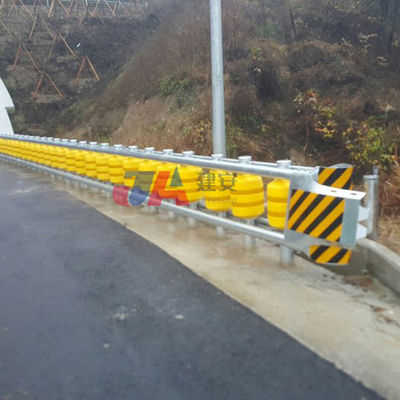 ISO9001 2008 인증 된 PU 및 PVC 고속도로 회전 배럴 장벽
