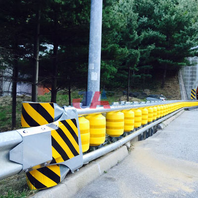 ISO9001 2008 인증 된 PU 및 PVC 고속도로 회전 배럴 장벽