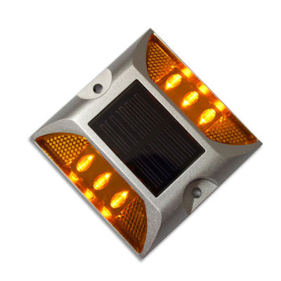 100*100*20mm 레드 LED 스트로브 알루미늄 반사 도로 스터드 고속도로