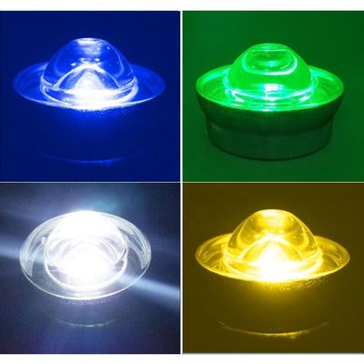 도로 안전 LED 태양 전지 도로 스터드 고 반사 및 온화 된 유리로