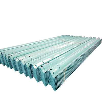 CE/BV/ISO 18001 인증 W 빔 2 고속도로 충돌 장벽을 위한 구부러진 강철 경호 rail