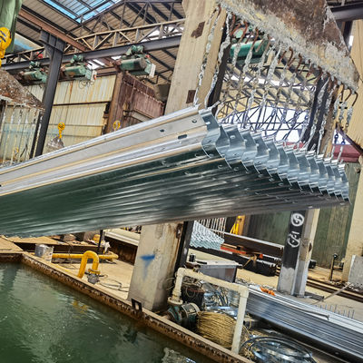 galvanized Q235 Q345 W corrugated Beam 금속 고속도로 경호