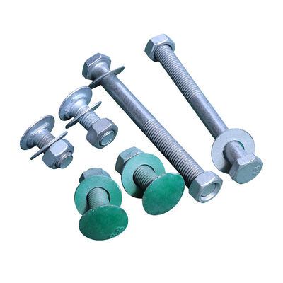 맞춤형 핫 디프  Galvanized 헥스 스틸 고속도로 경호선 볼트와 견과류와 세척기