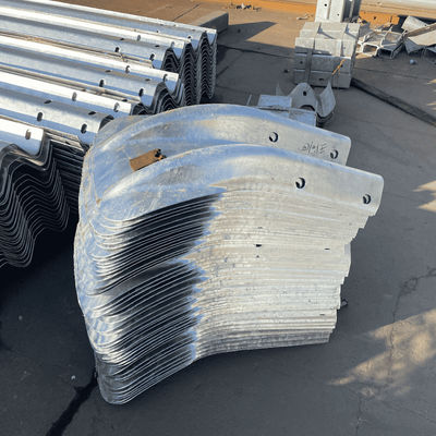 AASHTO M180 표준 고속도로 경호 rail에 대한 반성 강철 생선 꼬리 터미널 끝