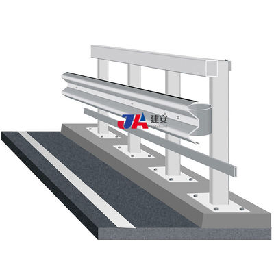 도로변 보호 시스템을 위한 U 스페이저 블록과 함께 W 빔 고속도로 경호 rail galvanized